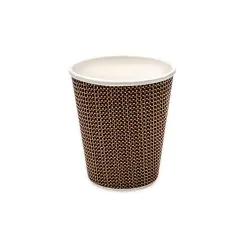 8oz Double Wall Paper Cup Generic Black