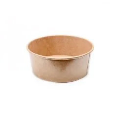 750ml (1000ml To The Rim) Square Paperboard Tray KRAFT